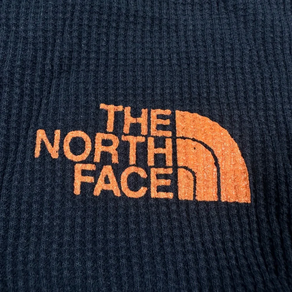 Vintage 90sThe North Face Thermal Shirt Men XL Navy Trans-Antarctica 1990 Waffle